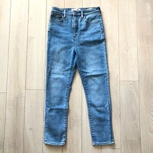 Aritzia Denim Forum The Lola High Rise Skinny Jeans Size 28